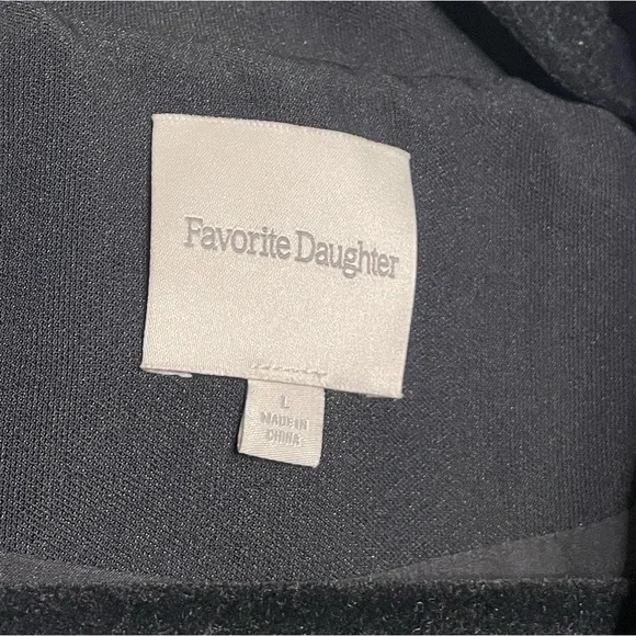 Favorite Daughter The Cropped Charles Trench in Black - Picture 8 of 9